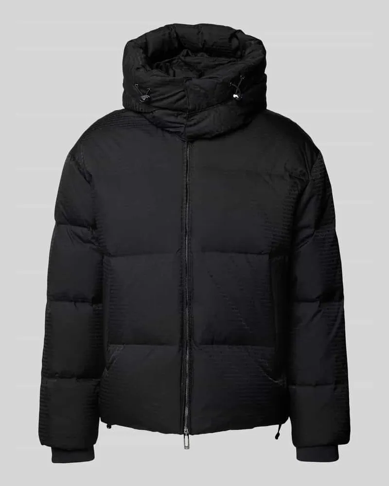 Emporio Armani Steppjacke mit Zweiwege-Reißverschluss Black