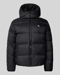 Calvin Klein Steppjacke mit Logo-Print Modell 'ESSENTIALS Black