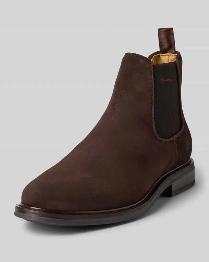 Gant Chelsea Boots mit elastischem Einsatz Modell 'Fairkon Mittelbraun