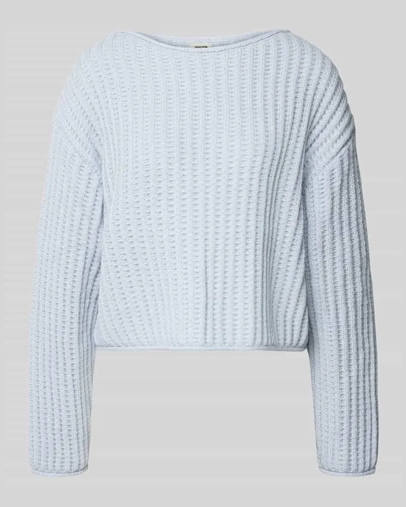 Drykorn Strickpullover mit Rundhalsausschnitt Modell 'IMENY Hellblau