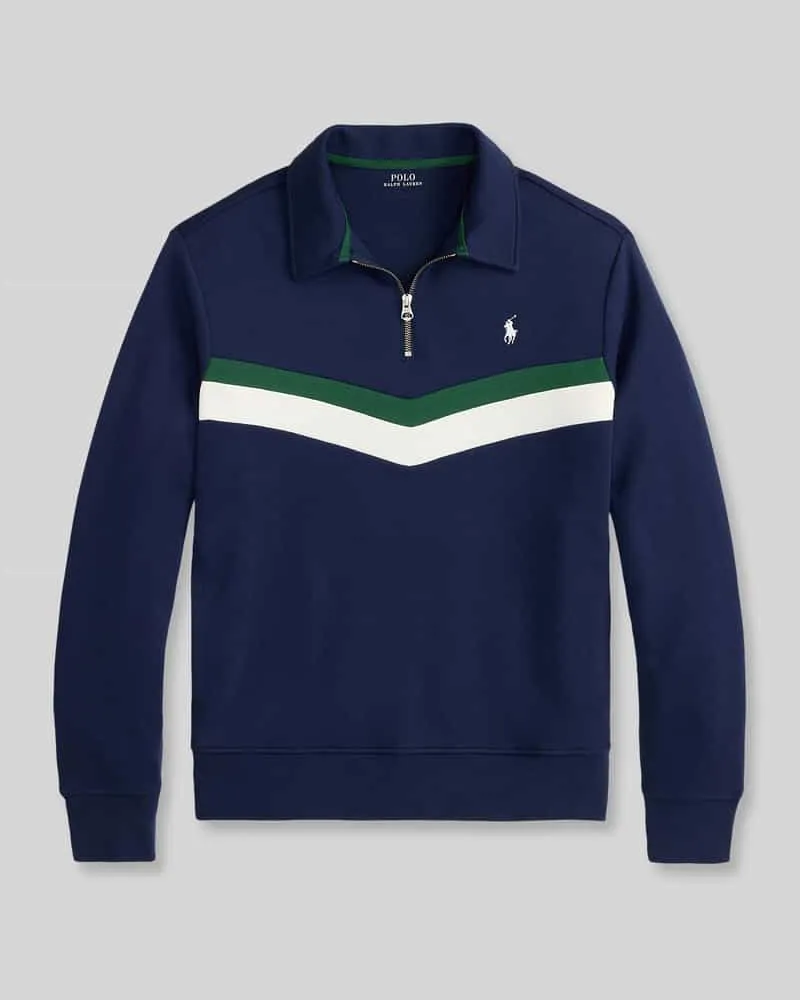 Ralph Lauren Regular Fit Troyer aus Baumwoll-Mix Marine