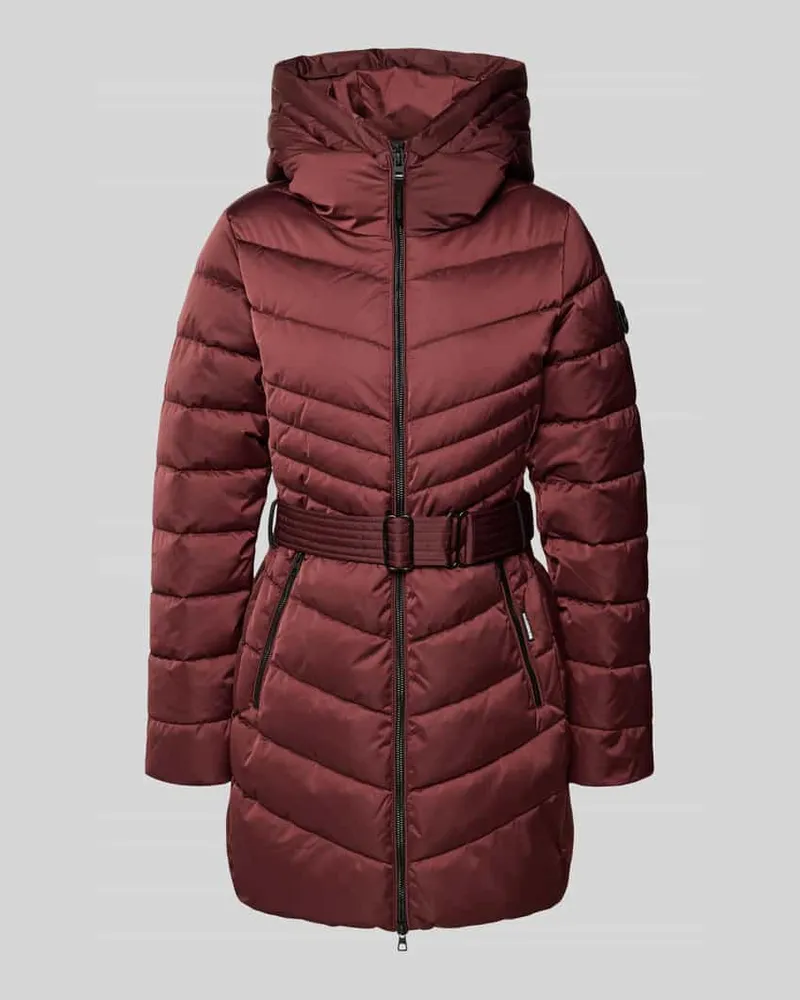 khujo Steppmantel mit Kapuze Modell 'KINA Bordeaux