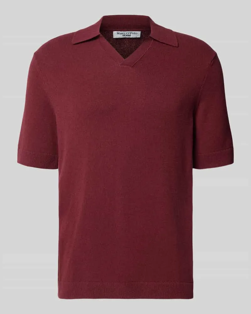 Marc O'Polo Regular Fit Poloshirt aus Baumwoll-Mix Bordeaux