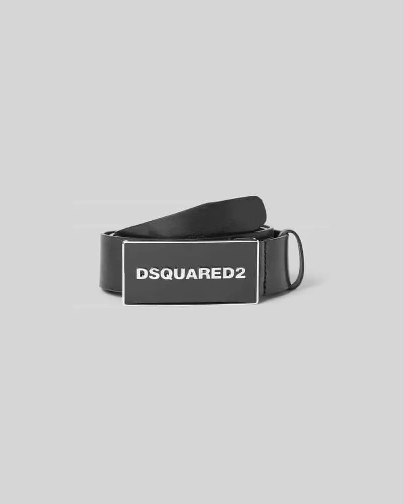 Dsquared2 Ledergürtel aus echtem Leder Black
