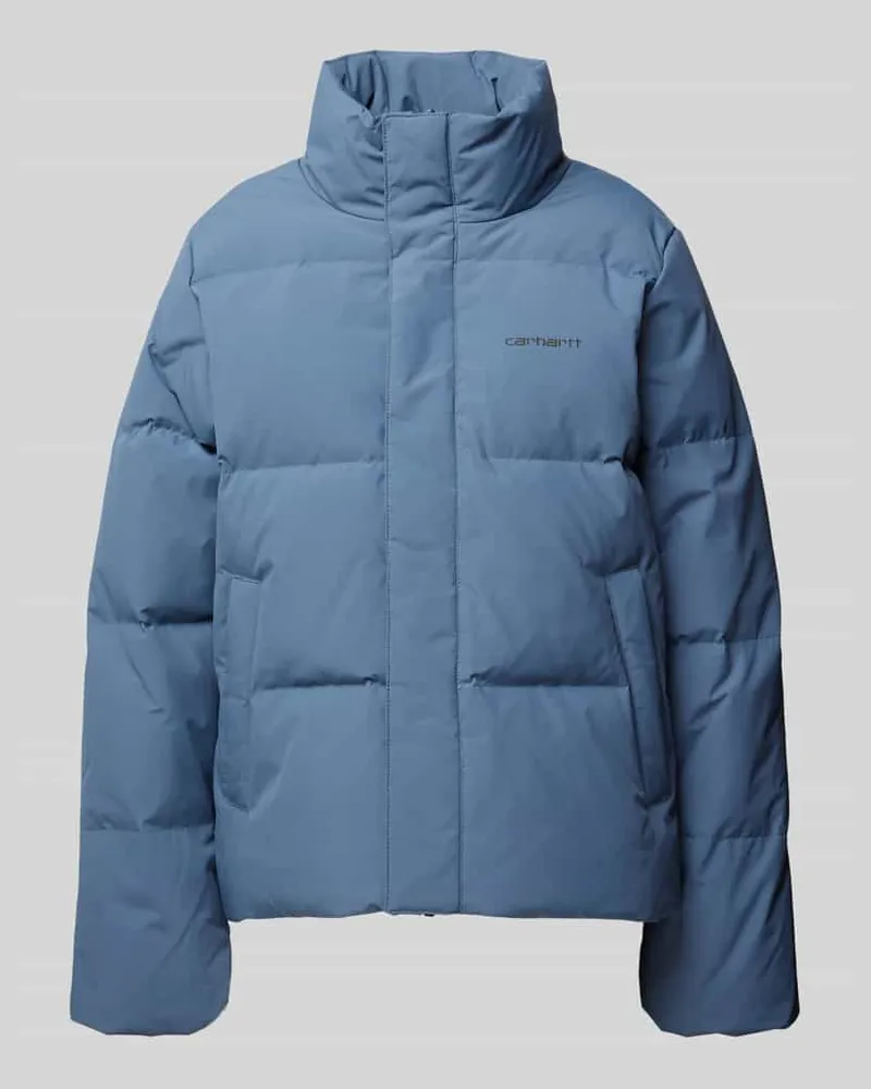 Carhartt WIP Steppjacke mit Stehkragen Modell 'Yanie Blau