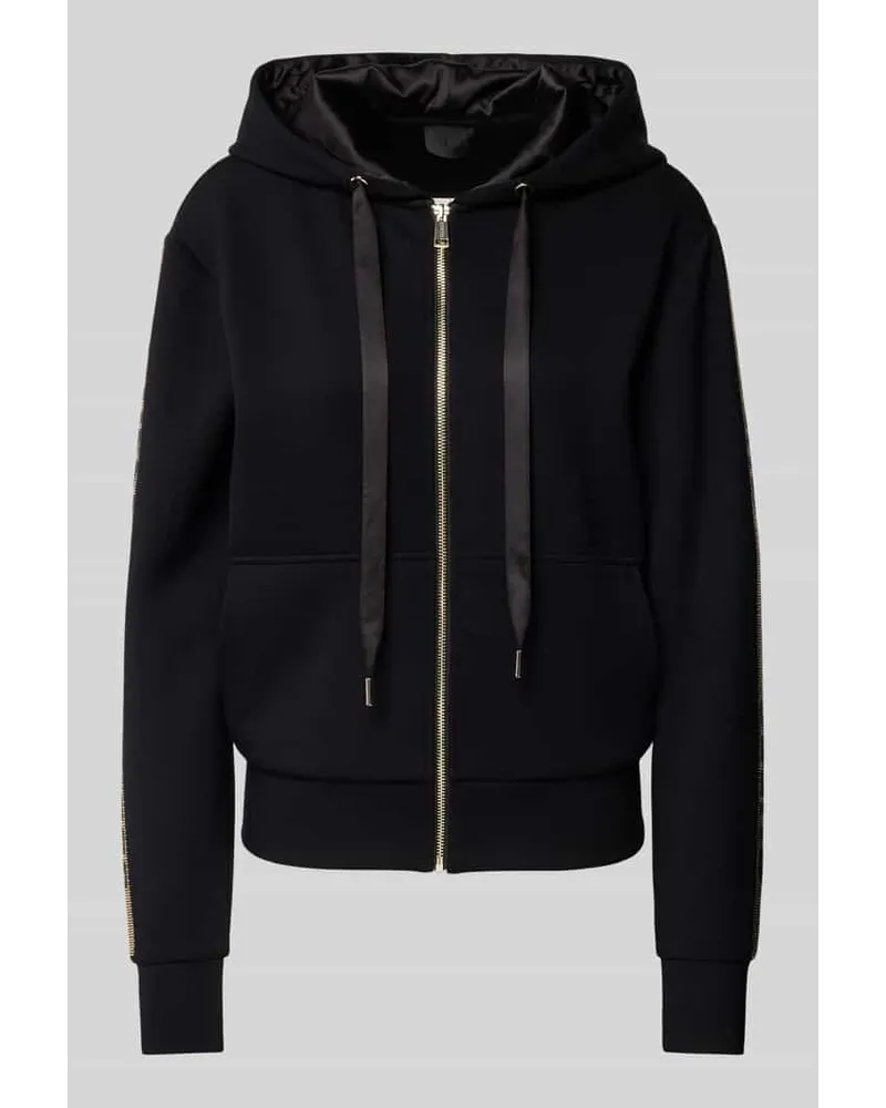 Guess Sweatjacke mit Label-Details Black