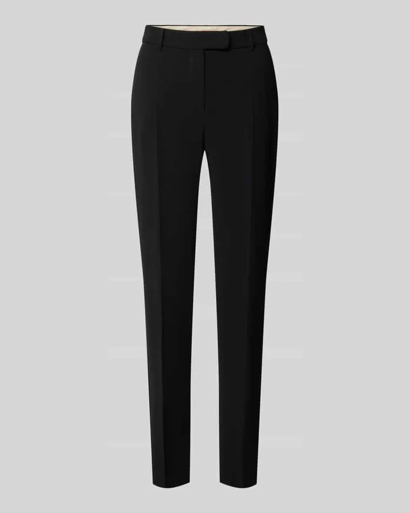 Max Mara Regular Fit Anzughose mit Gürtelschlaufen Modell 'JERTA Black