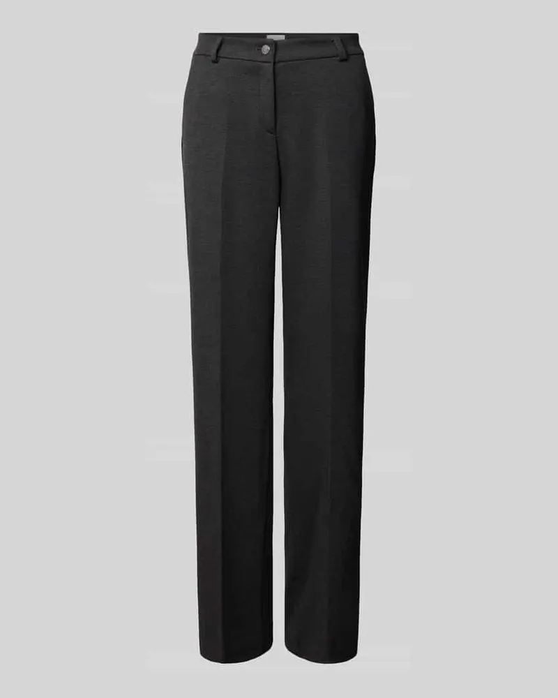 Cambio Wide Fit Stoffhose mit Viskose-Anteil Modell 'California Anthrazit