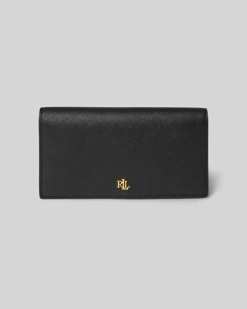 Ralph Lauren Portemonnaie aus Rindsleder mit Einsteckfächern Black
