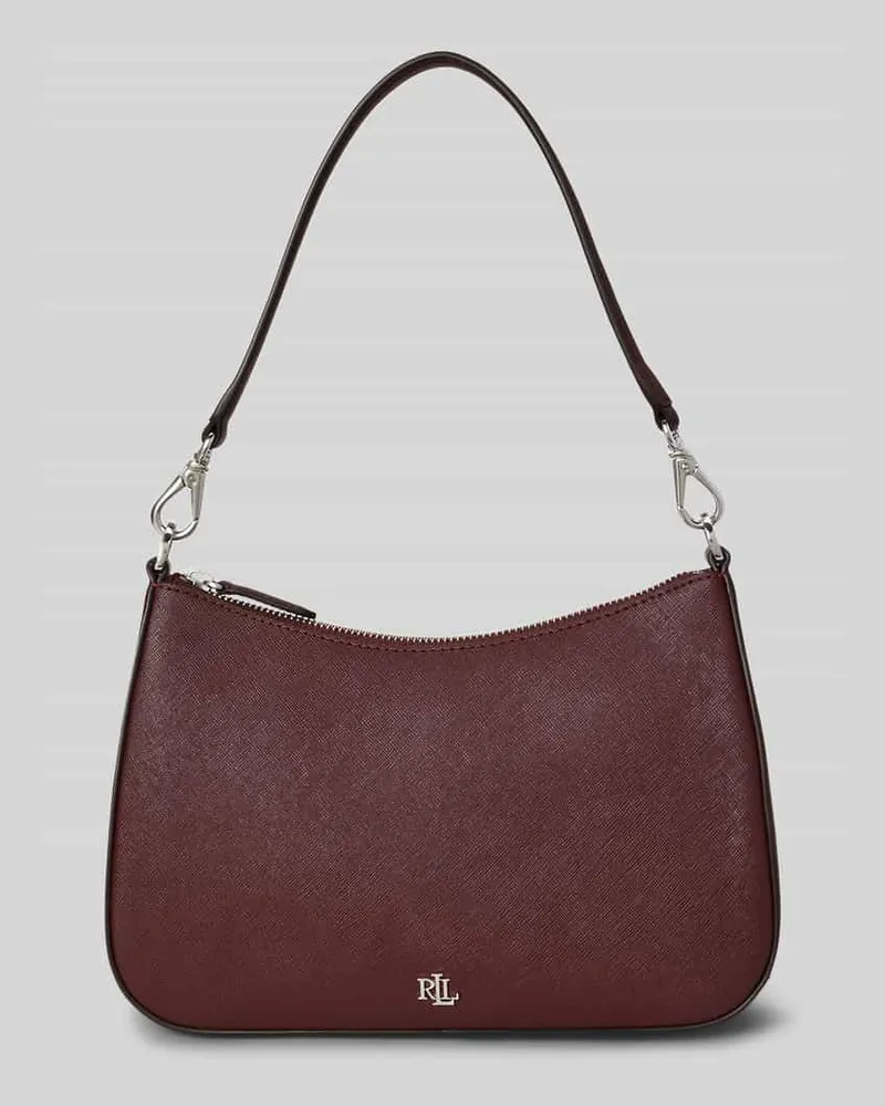 Ralph Lauren Umhängetasche aus echtem Lammleder Modell 'DANNI Bordeaux
