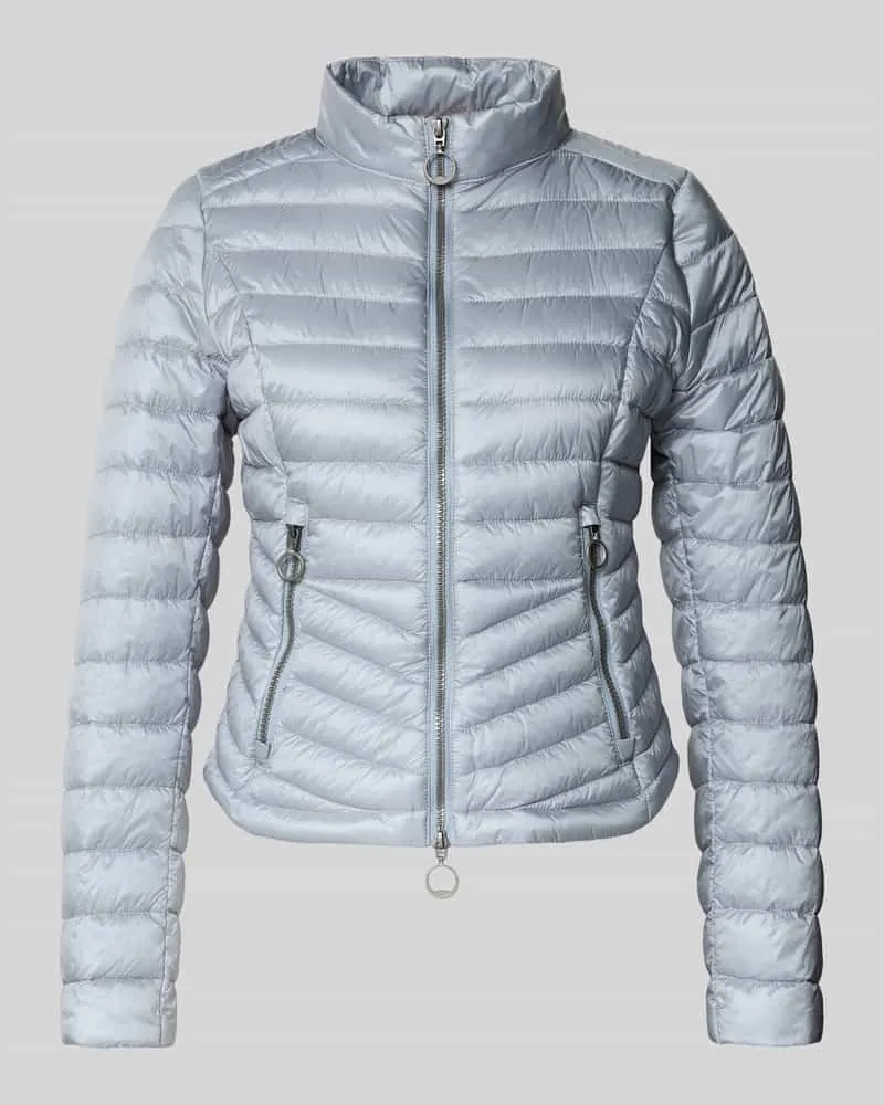 Gil Bret Steppjacke mit Stehkragen Hellblau