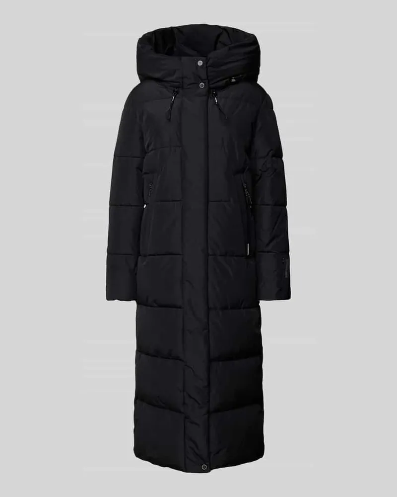 khujo Steppmantel mit Label-Detail Modell 'SOULANI Black