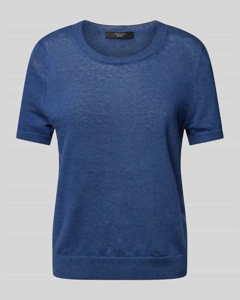 Max Mara Strickpullover mit 1/2-Arm Modell 'PANCONE Marine