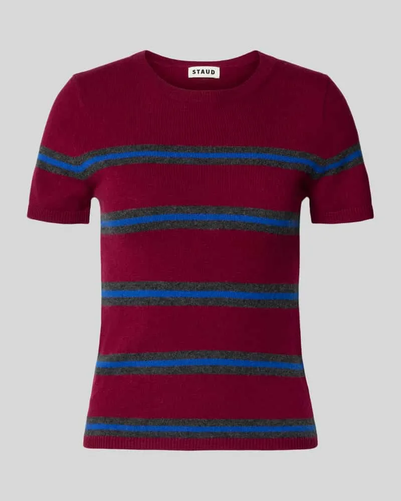 STAUD Strickpullover aus reinem Kaschmir Bordeaux