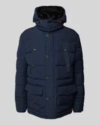 McNeal Steppjacke mit Label-Detail Marine