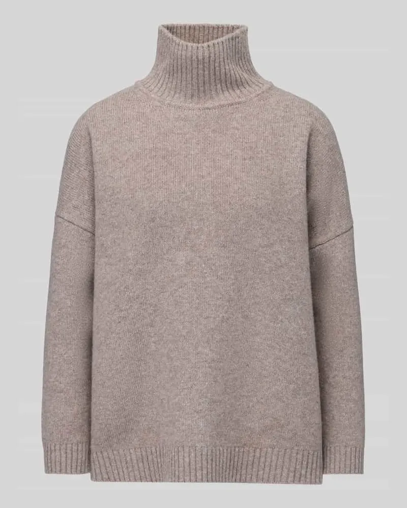 Max Mara Loose Fit Pullover aus reiner Wolle Modell 'BORGIA Hellbraun