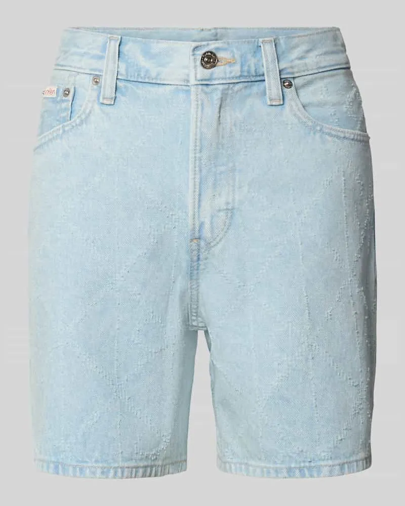 Calvin Klein Jeansshorts im 5-Pocket-Design Modell '90S Hellblau