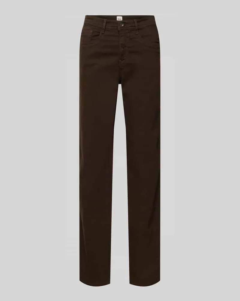 Brax Straight Fit Jeans Modell 'CAROLA Dunkelbraun