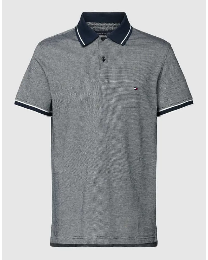 Tommy Hilfiger Poloshirt mit Logo-Stitching Marine