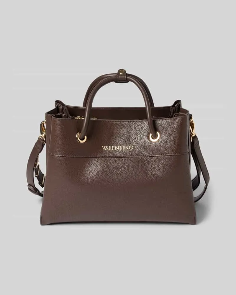 Valentino Bags Henkeltasche in Leder-Optik Modell 'ALEXIA Dunkelbraun
