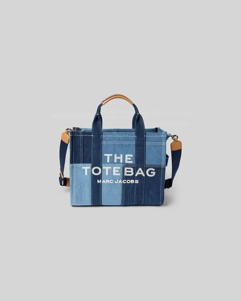 Marc Jacobs Tote Bag in Denim-Optik Blau