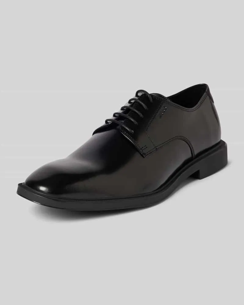 HUGO BOSS Schnürschuhe aus echtem Leder Modell 'GRYFF Black