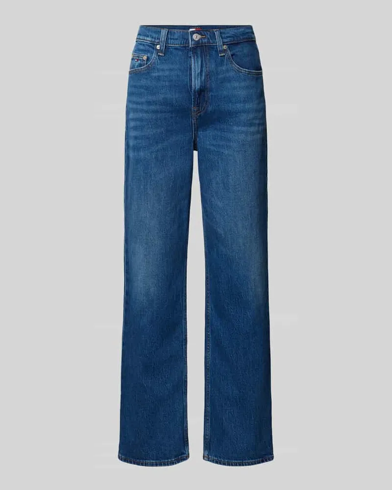 Tommy Hilfiger Straight Fit Jeans aus Baumwoll-Mix Jeansblau
