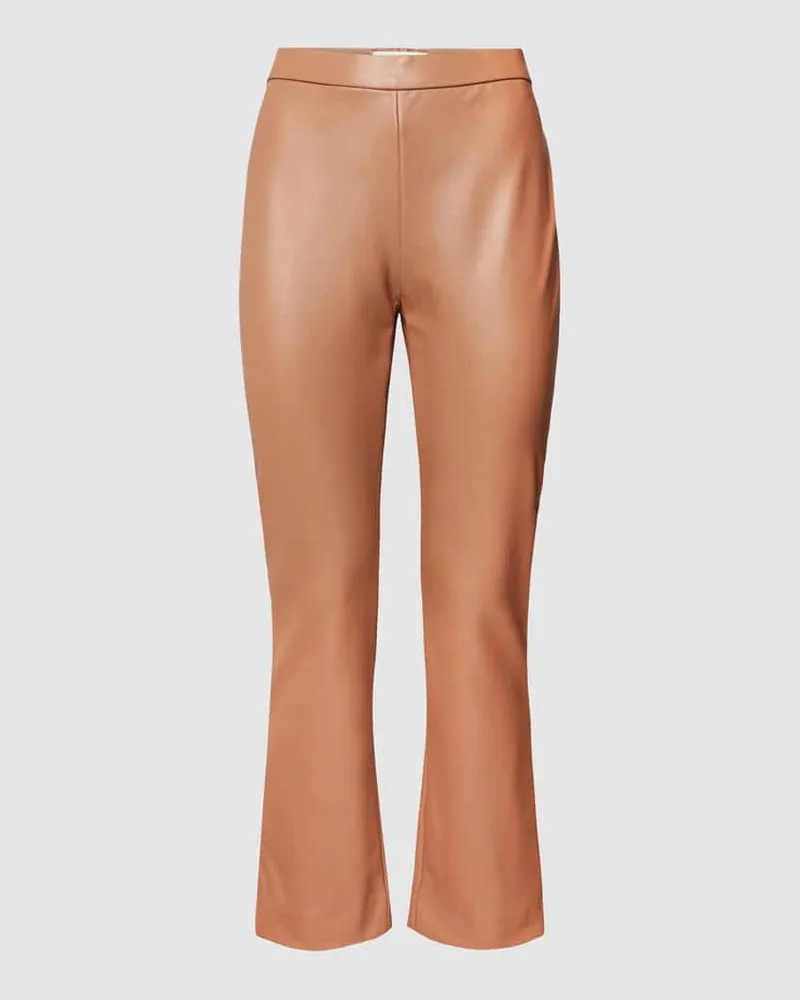 RAFFAELLO ROSSI  Hose in Leder-Optik Modell 'Macy 7/8 Cognac