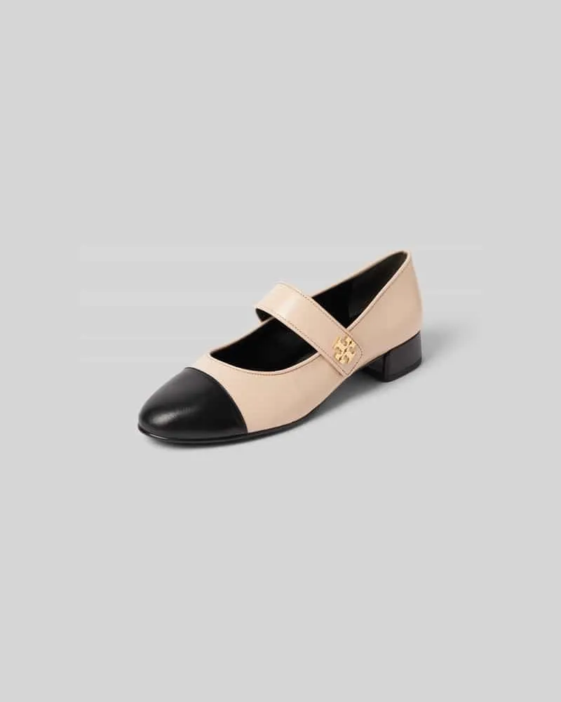 Tory Burch Ballerinas mit Label-Detail Beige