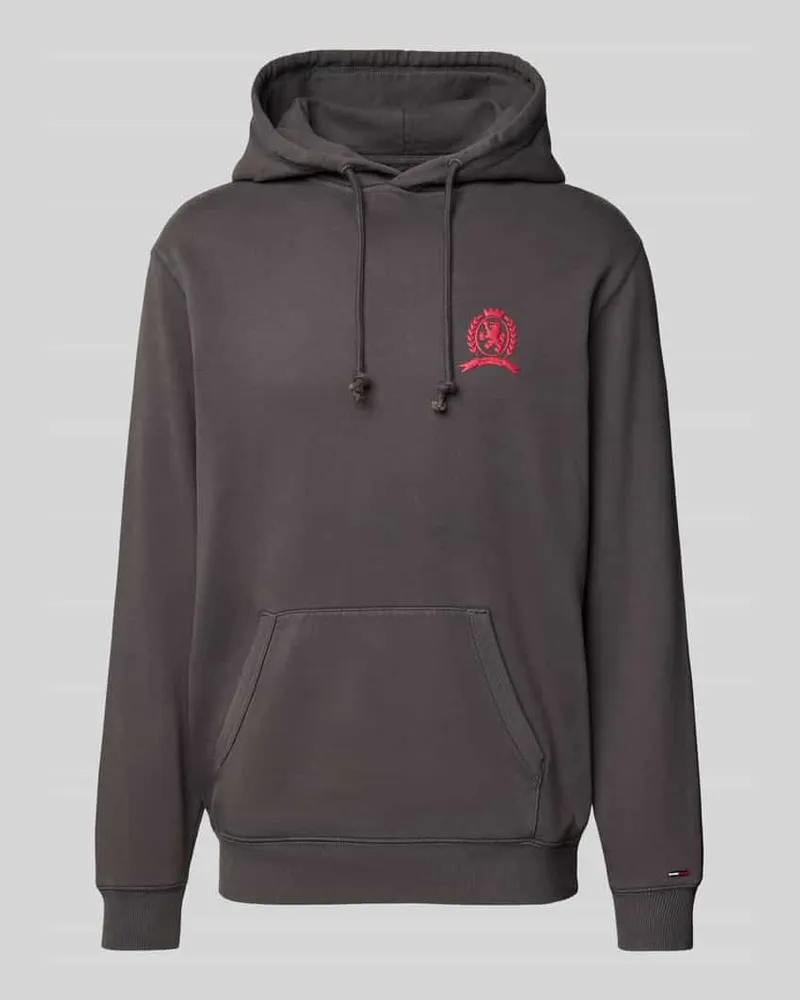 Tommy Hilfiger Regular Fit Hoodie aus Baumwoll-Mix Black