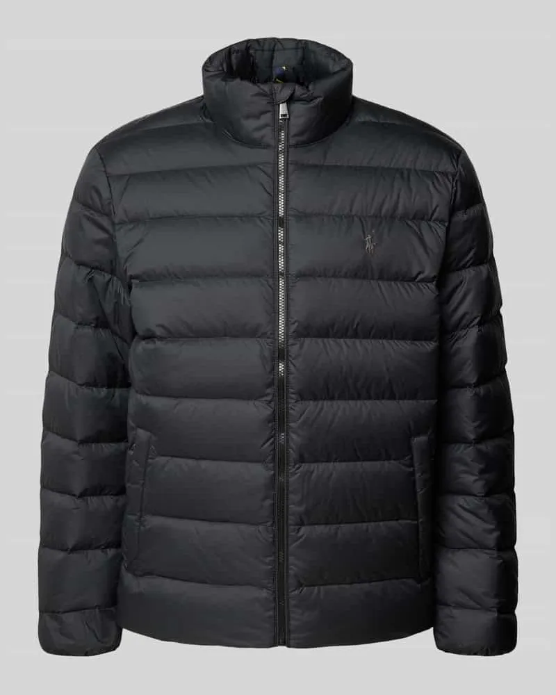 Ralph Lauren Daunenjacke mit Stehkragen Black