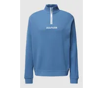 Sweatshirt mit Label-Stitching Modell 'MONOTYPE
