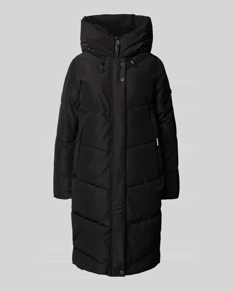 khujo Steppmantel mit Kapuze Modell 'JANGE Black