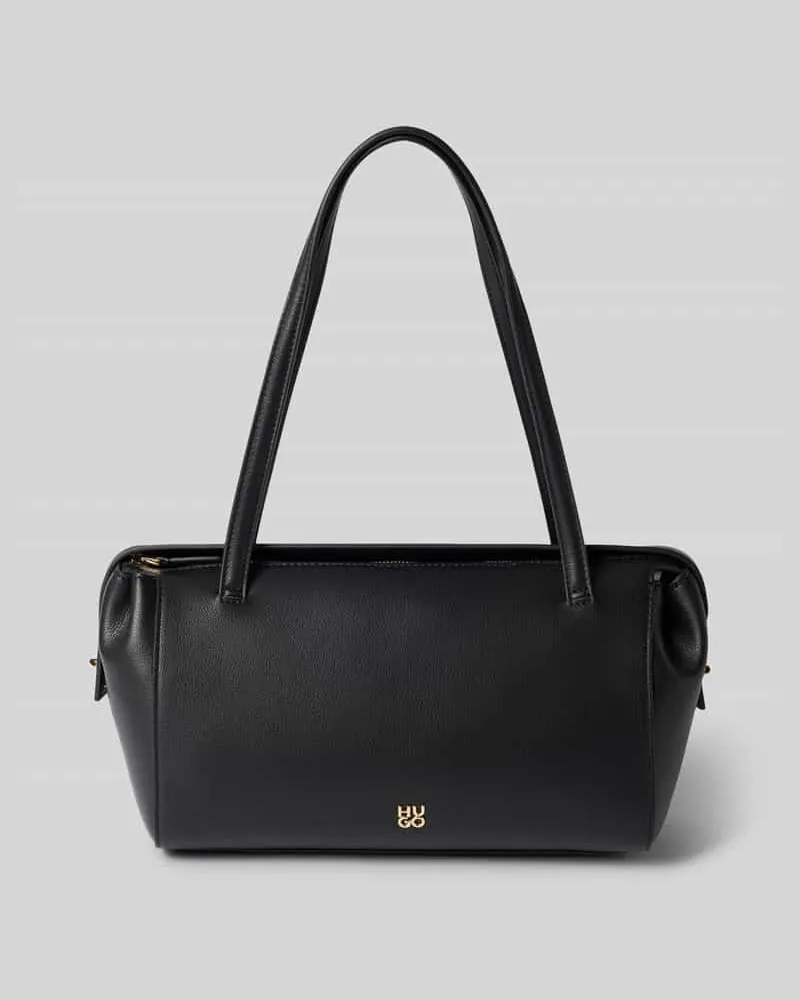 HUGO BOSS Henkeltasche in Leder-Optik Modell 'Meelo_Duffle Black
