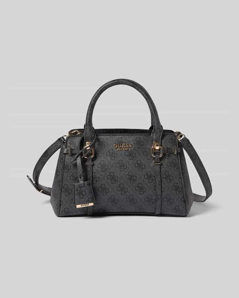 Guess Handtasche mit Logo-Muster Modell 'LEONA Black