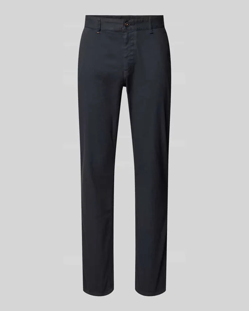 HUGO BOSS Slim Fit Chino mit Gürtelschlaufen Black