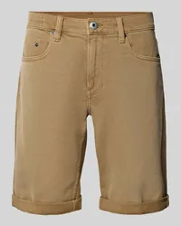 G-STAR RAW Slim Fit Jeansshorts mit Gürtelschlaufen Modell 'Mosa Sand