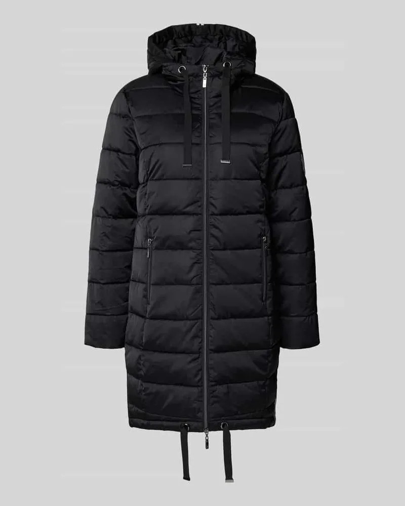 monari Steppmantel mit Kapuze Black