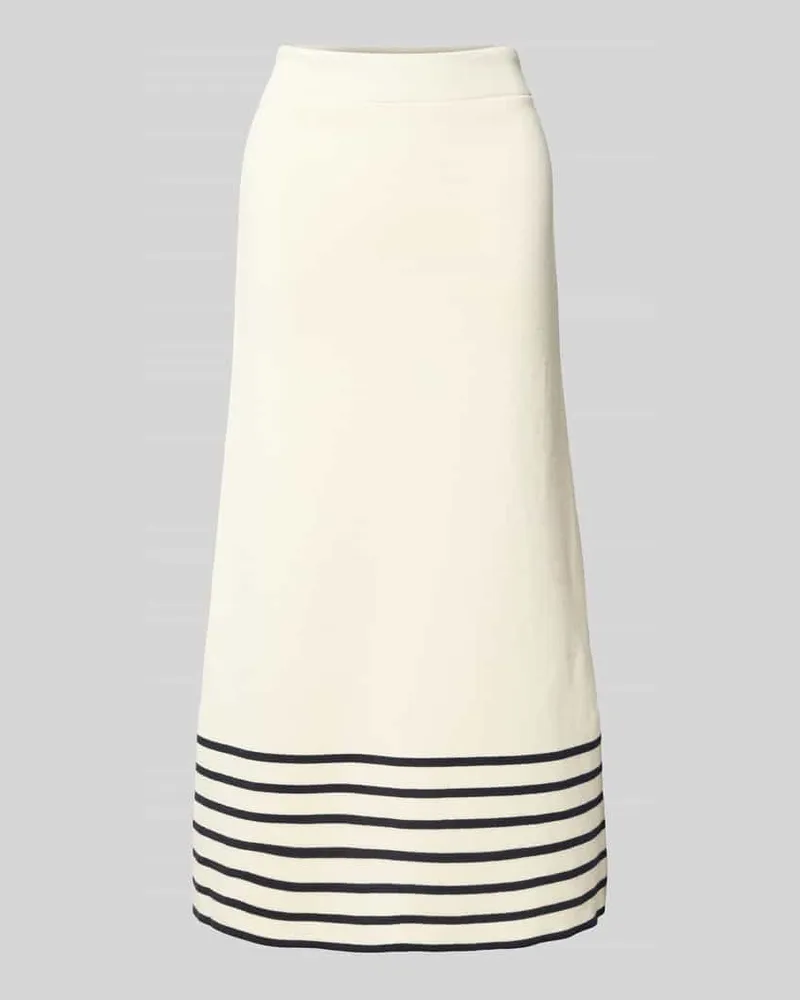 Rich&Royal Midirock mit elastischem Bund Offwhite