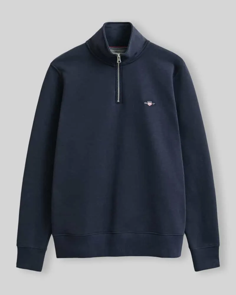 Gant Regular Fit Sweatshirt aus Baumwoll-Mix Marine