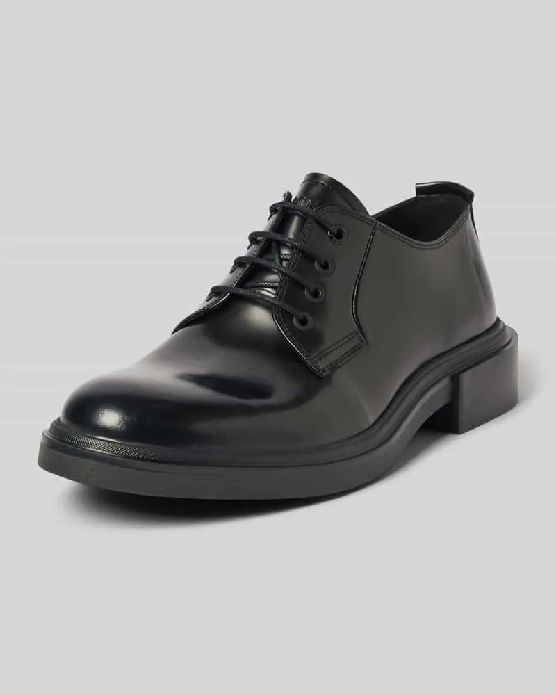 Calvin Klein Derby mit Blockabsatz Modell 'POSTMAN Black