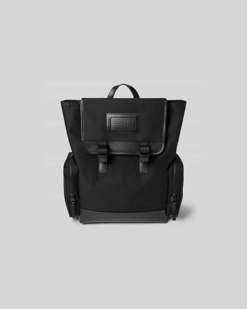 Kenzo Rucksack mit Label-Detail Black