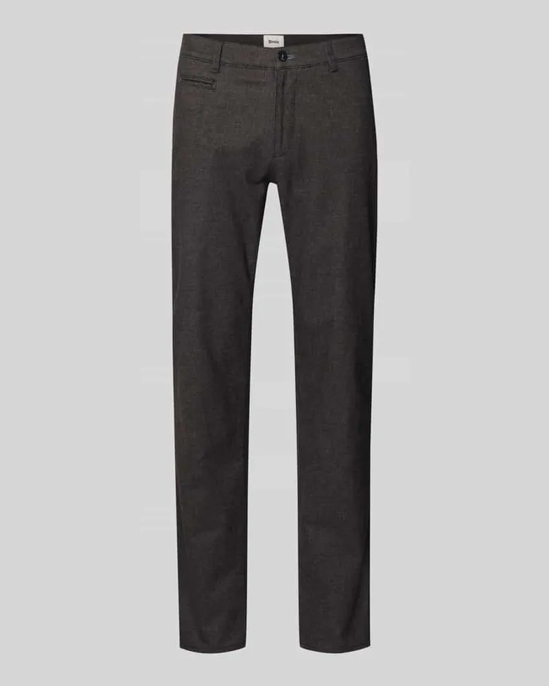 Brax Slim Fit Hose mit Gesäßtaschen Modell 'Fabio Graphit