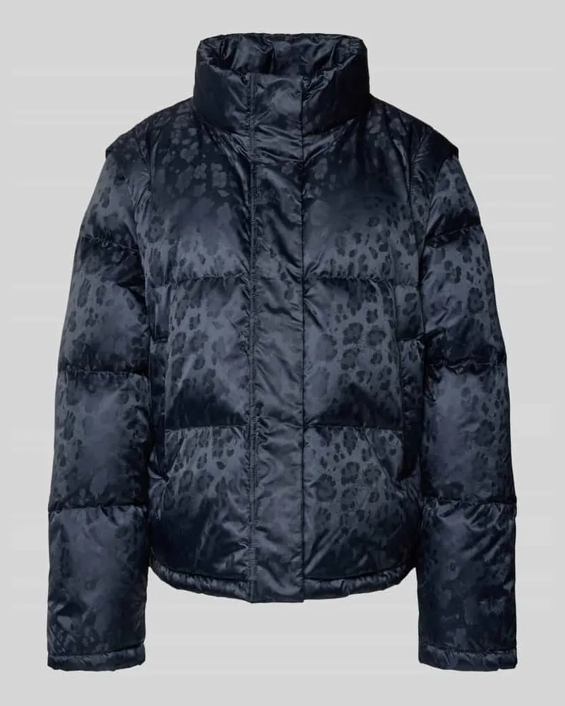 Rich&Royal Relaxed Fit Steppjacke mit gefüttertem Stehkragen Marine