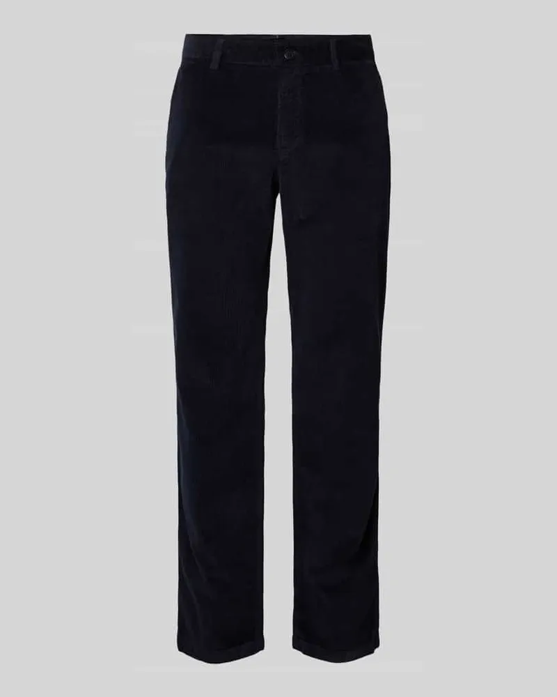 JOOP! Modern Fit Cordhose mit Gürtelschlaufen Modell 'Matthew Marine