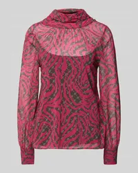 JOOP! Bluse mit Stehkragen Fuchsia