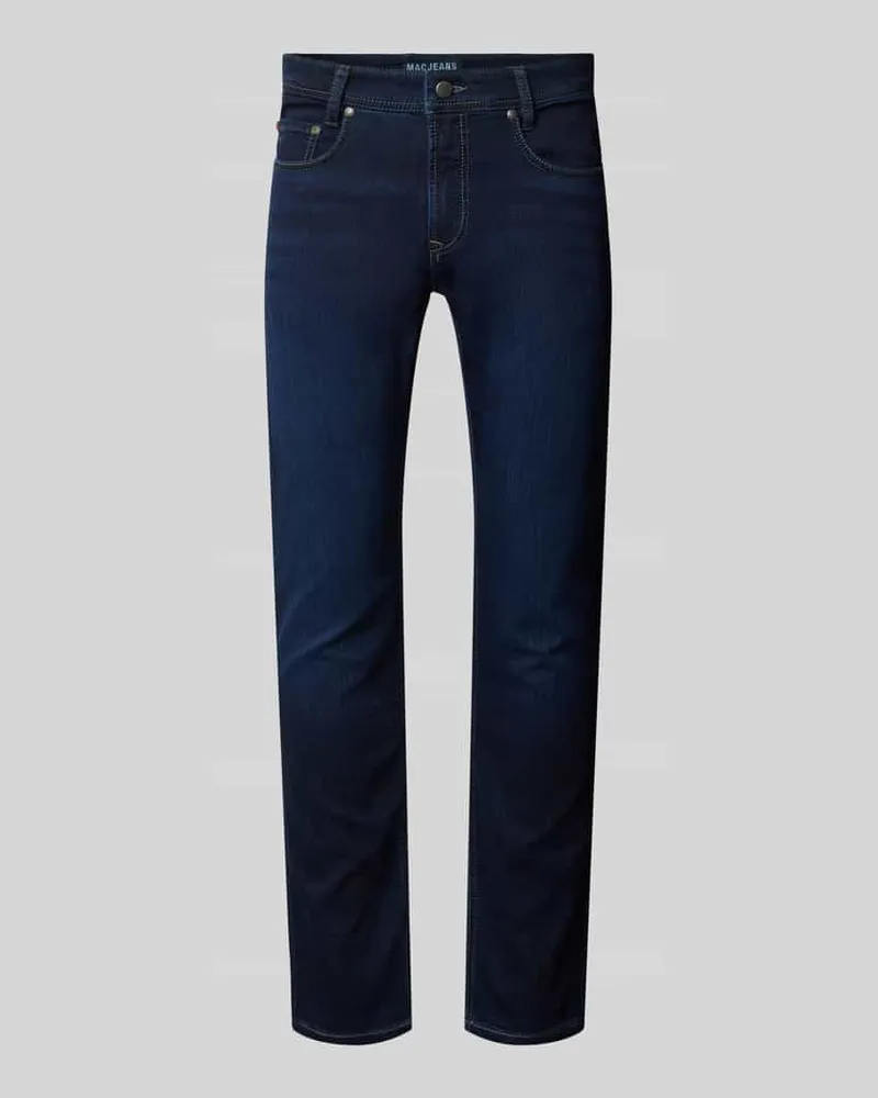 MAC Jeans Jeans im 5-Pocket-Design Modell 'ARNE Dunkelblau