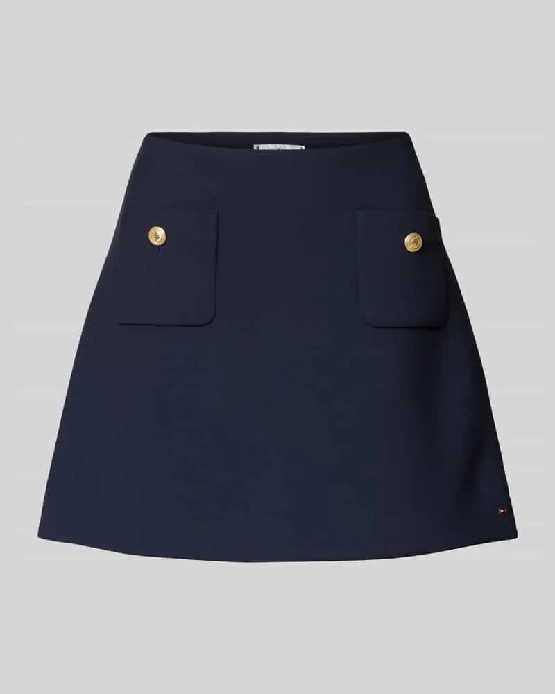 Tommy Hilfiger Minirock mit Label-Detail Modell 'PUNTO Marine