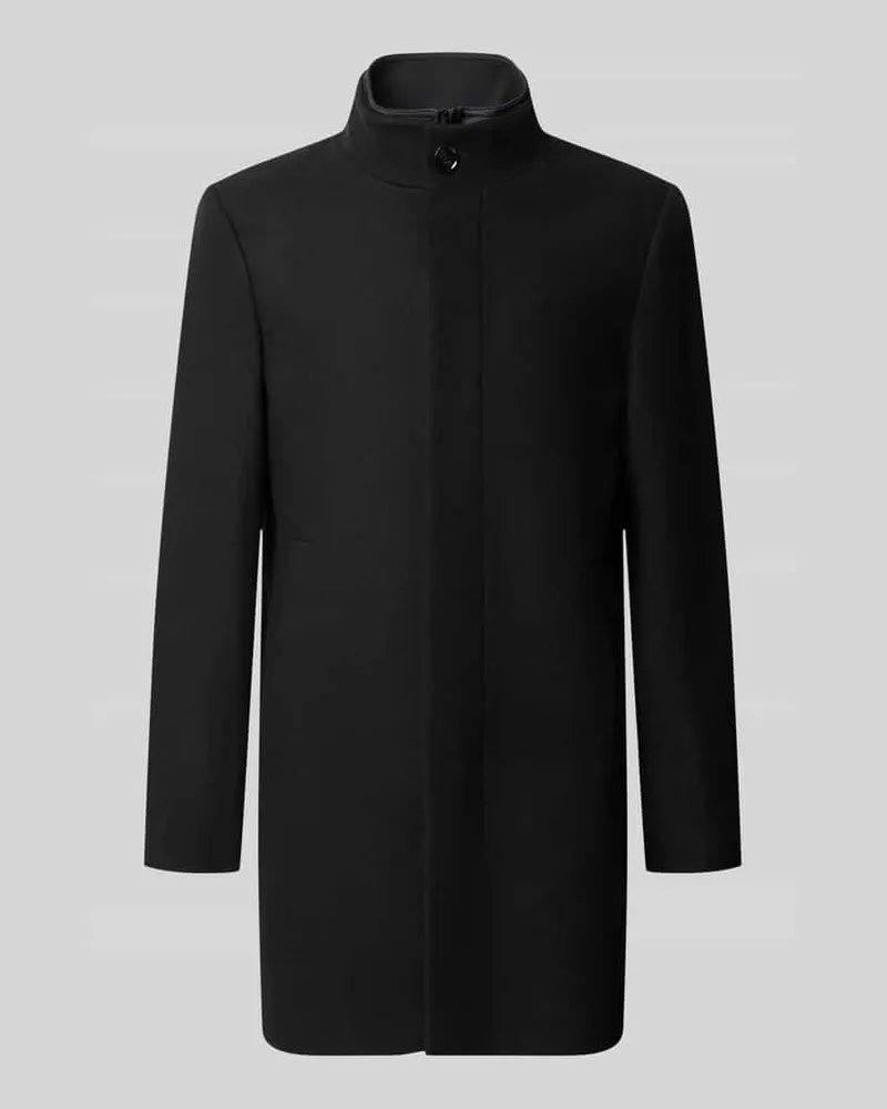 Strellson Regular Fit Kurzmantel mit Stehkragen Modell 'FINLAN Black