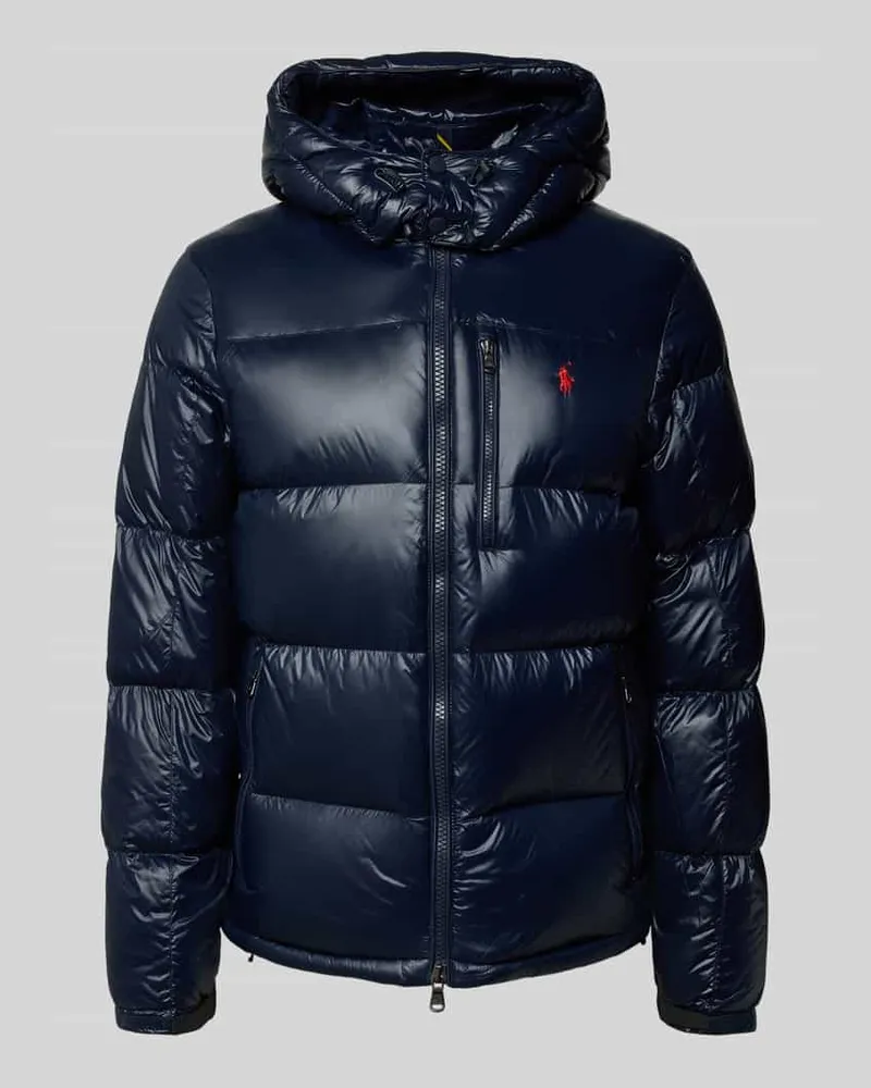 Ralph Lauren Steppjacke mit Label-Stitching Marine